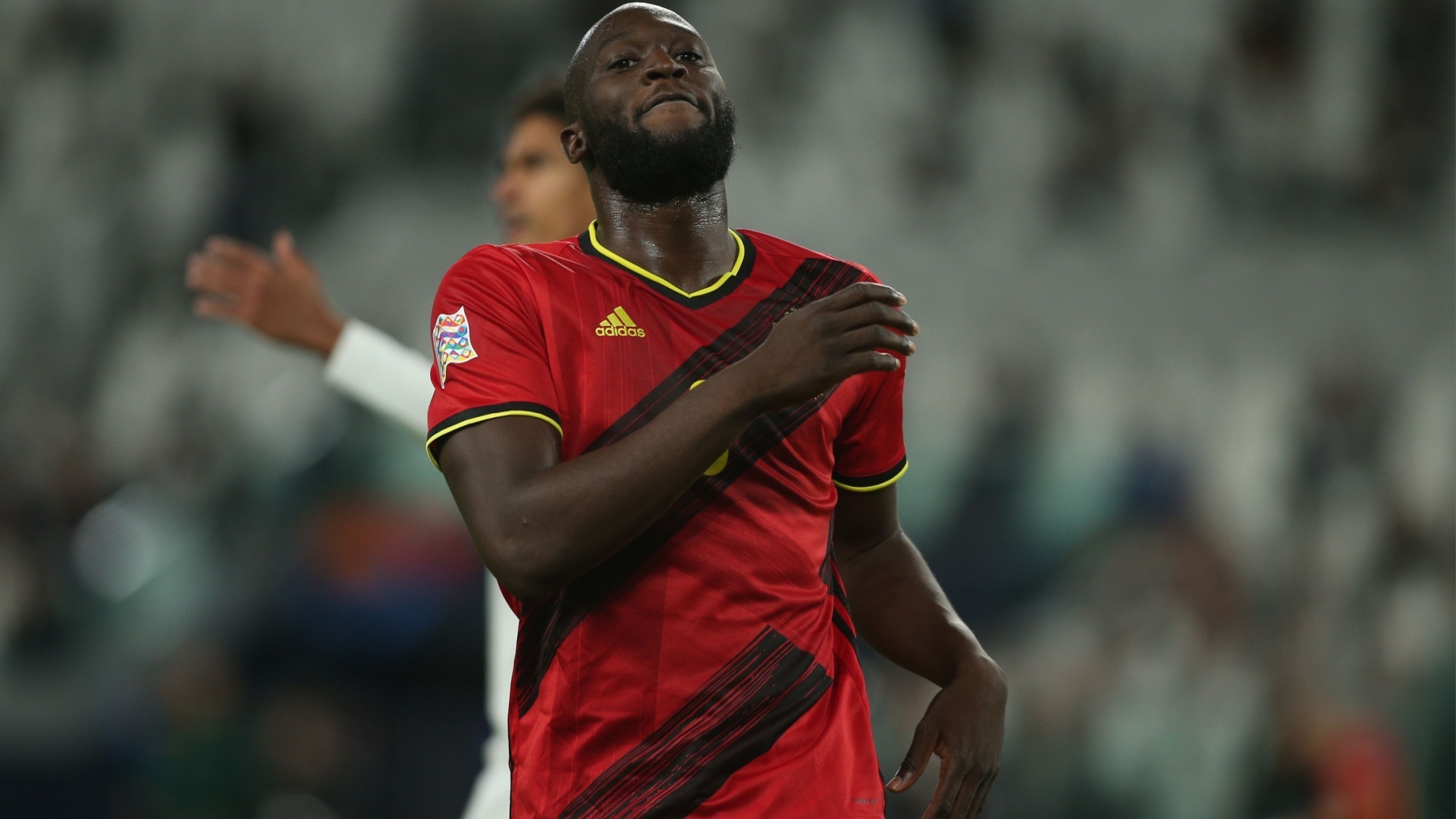 Il centravanti del Belgio Romelu Lukaku