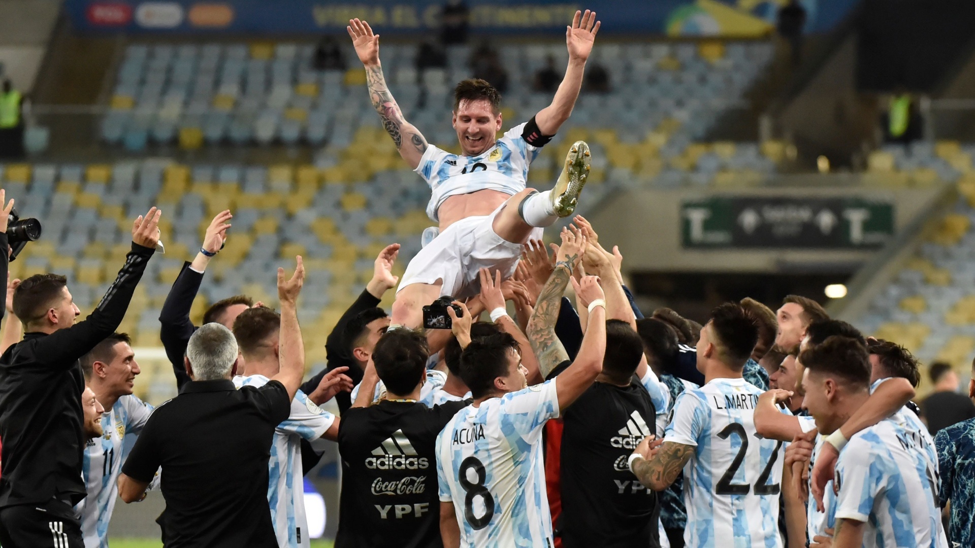 argentina campione nonostante l'infortunio di messi