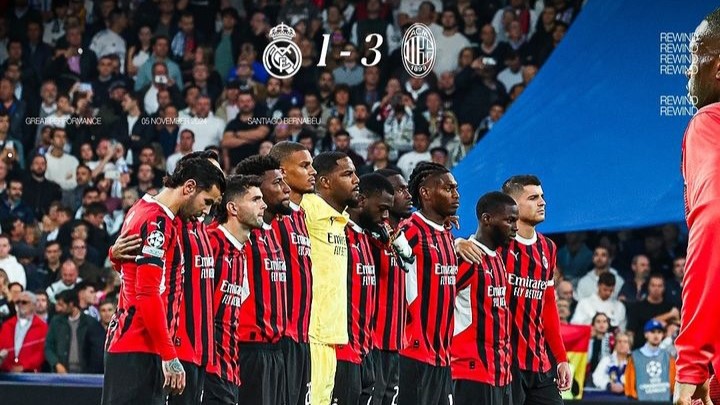 Real-Milan, 1-3, Champions League