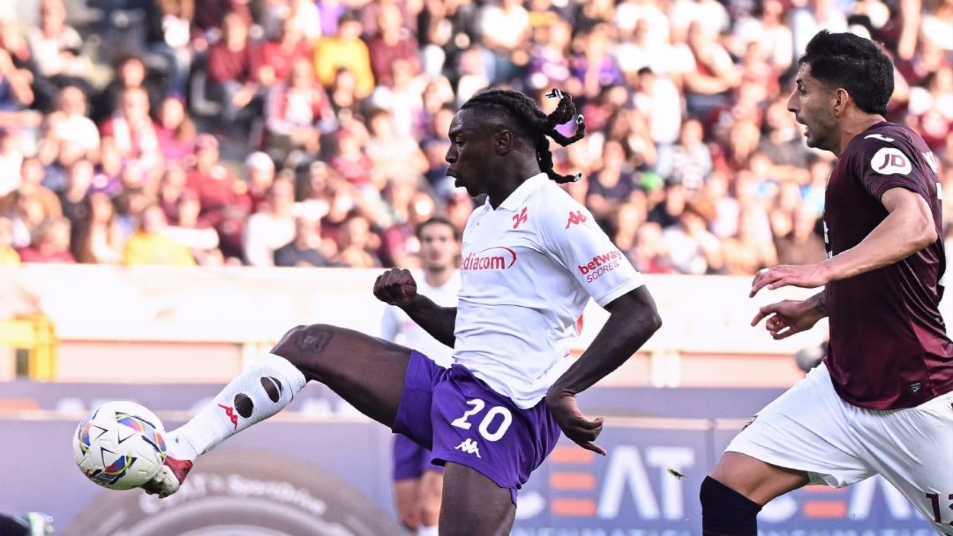 La Fiorentina vince contro il Torino per 1-0 grazie alla rete di Kean