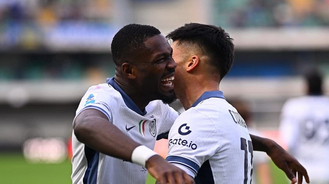 Verona-Inter 0-5, Correa e Thuram lanciano i nerazzurri in vetta