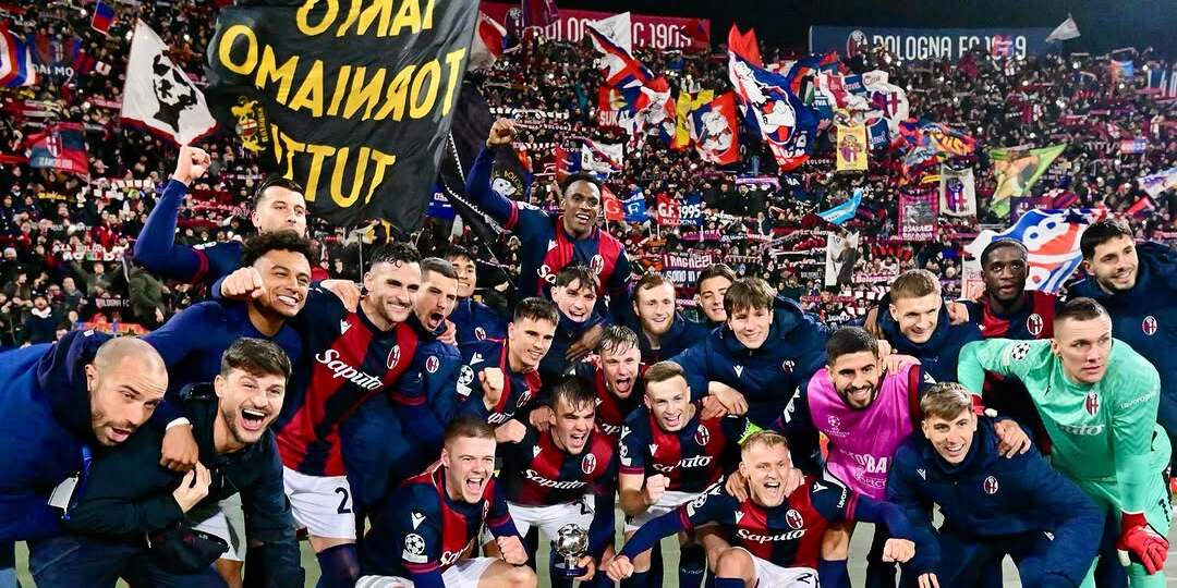 Il Bologna vince la sua prima partita in Champions League dopo 61 anni, contro il Borussia Dortmund! Notte storica per la "Dotta"!