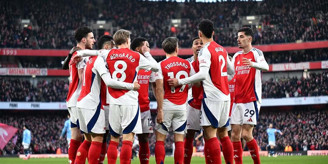 Arsenal Manchester City finisce 5-1, continua il terribile momento del City di Guardiola, sorride invece Arteta